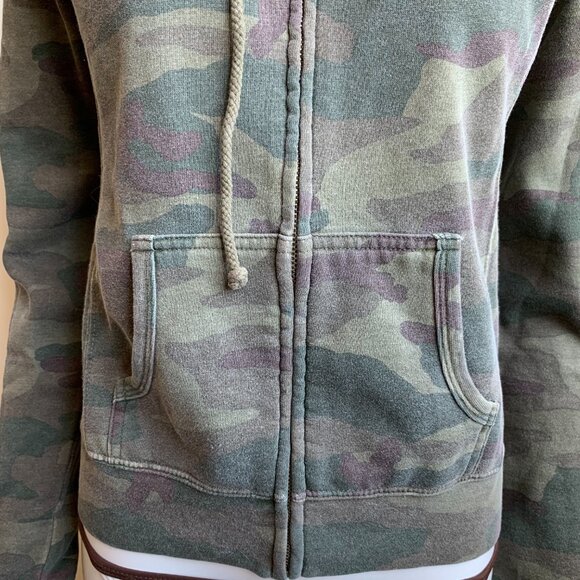 Billabong camouflage camo heart hoodie sweater - Picture 4 of 7
